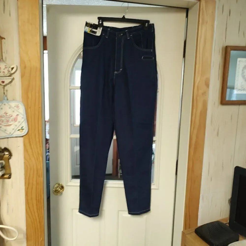 New Vintage P.S. Gitano Dark Blue Jeans Size Women's 14 Long